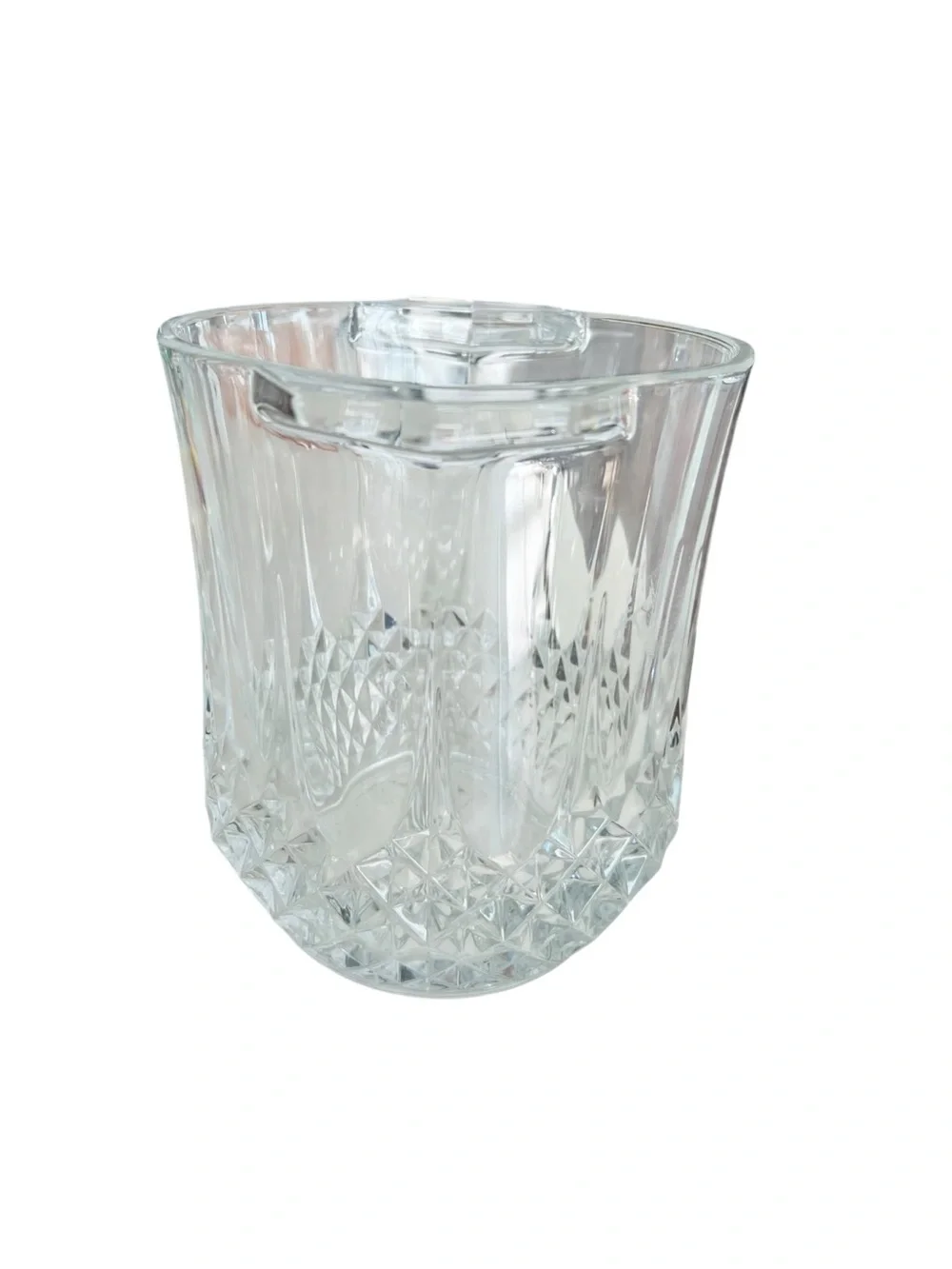 Cristal D’Arques Durand Longchamp Crystal Champagne Ice Bucket France 8”